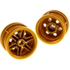 2x Lego Technic Felge 30.4x20 perl gold Rad Auto Fahrzeug 4648531 5614...