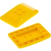 2x Lego Auto Dach 6x4 2/3 gelb Stein gewölbt 2x2 Noppen Spiderman 7605...