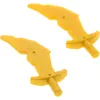 2x Lego Figuren Waffe Krummsäbel perl gold Schwert Säbel Zubehör 46002...