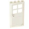 1x Lego Tür Rahmen 1x4x6 weiß Türblatt weiß Haus Fenster 60623 60596