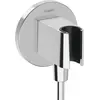 hansgrohe Wandanschluss, FixFit S, mit Brausehalter, G1/2, Kunststoff,...