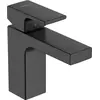 hansgrohe Waschtischmischer Vernis Shape 100 mit Wasserführung, Mattsc...