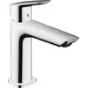 hansgrohe Logis Waschtischmischer 110 Fine mit Zugstangen-Ablaufgarnit...