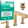 HANSGROHE 76033140 3-Loch Waschtischarmatur 110 Finoris