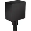 hansgrohe FixFit Square Schlauchanschl. DN15 RV mattschwarz, 1 Stk.