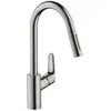 Hansgrohe M41, Waschbecken, Edelstahl