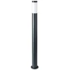 LED Stehleuchte, Edelstahl, anthrazit, H 110 cm