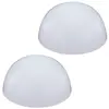 2er Set Moderne LED Halbkugel Solarleuchte für den Garten