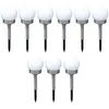 9x LED Solar Stecklampen Kugelform, Durchmesser 10 cm, SOLAR