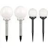 4er Set LED Solar Steckleuchten für Ihren Garten oder Hof