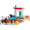 Schleich® Spielwelt HORSE CLUB, Pferdebox mit Stute und Fohlen (42611)