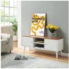 en.casa TV-Schrank »Reyljand« mit 2 Türen 120x35x50 cm Weiß / Teakopti...