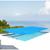 Solar Poolabdeckung aus PE eckig 260 x 160 cm Blau