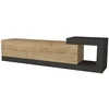 en.casa Lowboard, »Luhanka« 150x30x39 cm Eicheoptik / Anthrazit