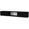 en.casa Lowboard, »Paltamo« Fernsehschrank 180x31x29,5cm Schwarz