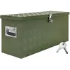 Deichselbox Grün Werkzeugkasten Truckbox Alu Box Anhänger Kiste mit De...