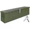 Deichselbox Grün Werkzeugkasten Truckbox Alu Box Anhänger Kiste mit De...