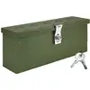 Deichselbox Grün Werkzeugkasten Truckbox Alu Box Anhänger Kiste mit De...
