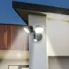 LED-Sensor-Außenwandstrahler Bilbao 2-flg. schwarz