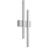 Telefunken LED Außenleuchte Wandlampe Silber IP44 2 x 8W 780lm tralwei...