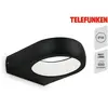 Telefunken LED Außen-Wandleuchte LED Außenleuchte, schwarz, 1xLED/6,5W