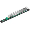 Wera 1/2´´ Rail C4 Steckschlüsselsatz 9 Stücke