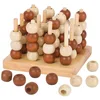 goki Spiel 3D Tic Tac Toe Holz-Strategiespiel 13 cm, ab 6 Jahren, 3D T...