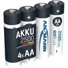 Ansmann Aa 2500mah Wiederaufladbare Batterie 1.2v 4 Einheiten One Size