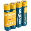 Ansmann X-Power Alkaline Batterie Micro AAA / LR03 (4 Stk., AAA, 1300 ...