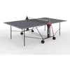 SPONETA Kompakt-Tischtennisplatte für Indoor: grau/schwarz, klappbar, ...