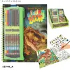Dino World Buntstift DEPESCHE DINO World Malbuch mit Buntstiften