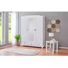LINKS Inter Link Kleiderschrank Kappl Massivholz, 3 Schubladen, Spiege...