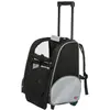 TRIXIE Hunde-Transportbox Trolley - schwarz/grau - 32 × 45 × 25 cm
