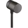 hansgrohe Absperrventil Fixfit Stop AP, brushed black chrome