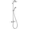 Hansgrohe Showerpipe Croma 160 für Dusche Chrom mit Thermostat