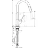 Hansgrohe Allegra Starck Spültischmischer Axor Starck Chrom mit Auszie...