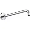 hansgrohe Brausearm DN15, 389mm Ausladung 90 Grad, chrom, ohne Kugelge...