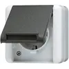 Jung SCHUKO®-Steckdose, 16 A, 250 V, senkrecht, IP 44, WG 800, 1 Stk.