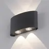 Paul Neuhaus LED-Außenwandleuchte Carlo, 13 cm, schwarz