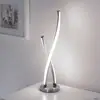 Paul Neuhaus LED-Tischlampe Polina, silber, Metall, dimmbar