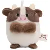Nici Kuh Moona Auf Kopfkarte Teddy 5 Cm Braun  Braun One Size