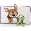 Nici Kissen Rehbock & Frosch 43 x 25 cm Plüschkissen