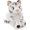 NICI Kuscheltier Schneeleopard Eleni Snowbell 25cm - weiß - Weiches Pl...