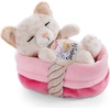 Nici Schlafendes Kätzchen Mit Leopardenmuster Im Teddy 12 Cm