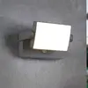 LED-Sensor-Außenwandlampe KANSAS anthrazit Breite 20 cm IP54