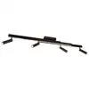 LED-Deckenspot Zeno, 4 Spots, schwarz matt, Metall