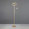 LED-Stehlampe Willis, gold, Höhe 180 cm, Metall, CCT, Dimmer