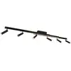 LED-Deckenspot Zeno, 6 Spots, schwarz matt, Metall
