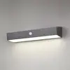 Solar-Wandleuchte Silves, schwarz, Sensor, IP44