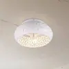 Ventilator mit Licht Bidar, weiß, DC, leise, 50 cm, Remote